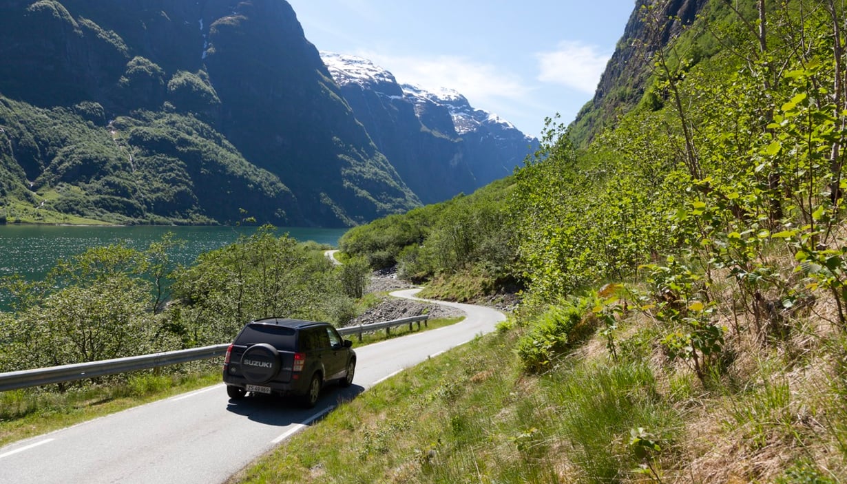 Road trip through scenic Norway