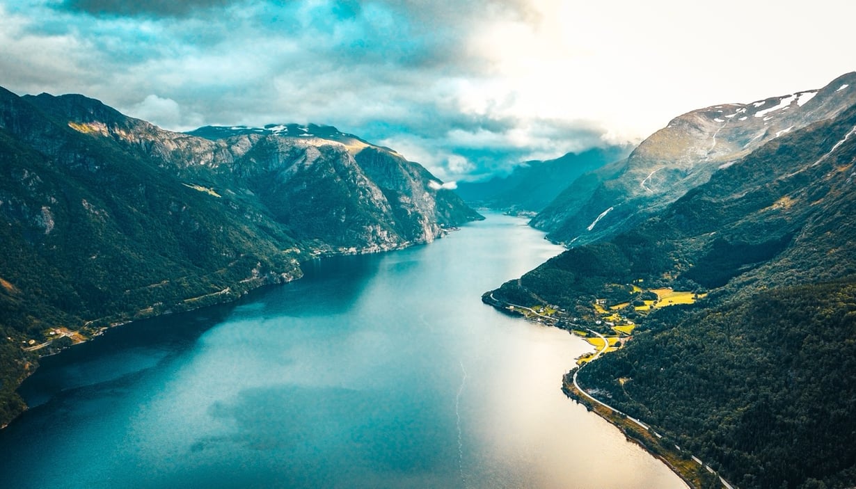 A fjord in Norway